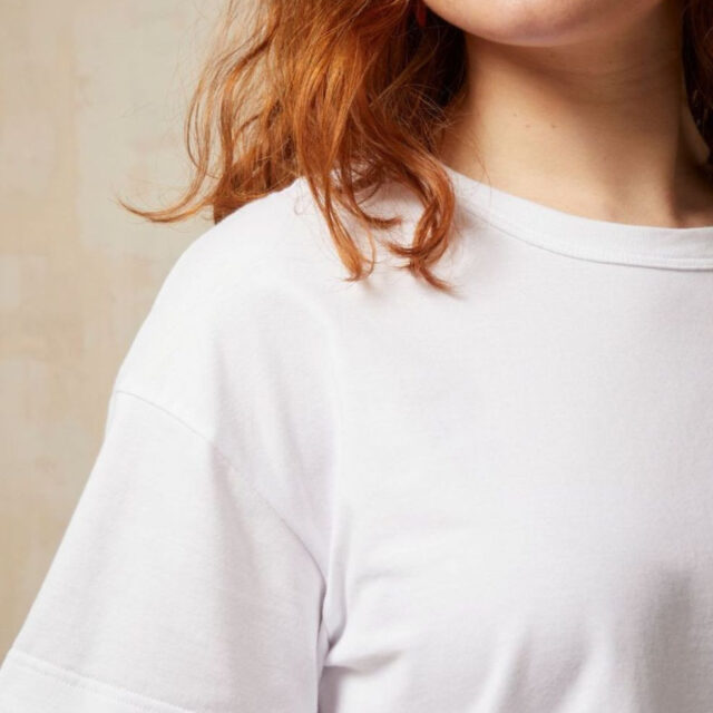 Lemahieu - T-shirt crop top - Blanc - Femme