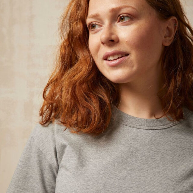 Lemahieu - T-shirt crop top - Gris - Terracotta - Femme