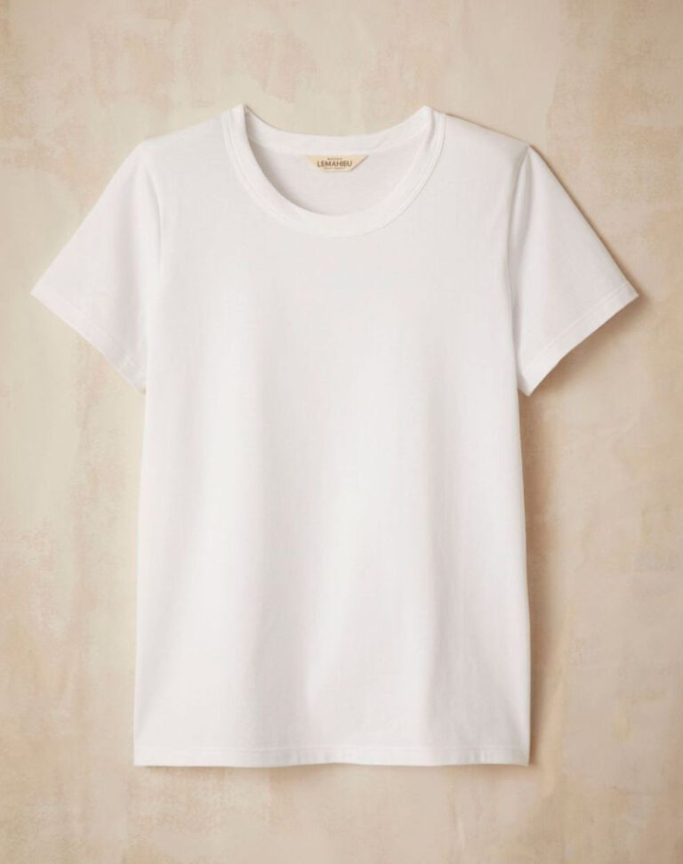 Lemahieu - T-shirt en Coton BIO - Blanc - Femme - Femme