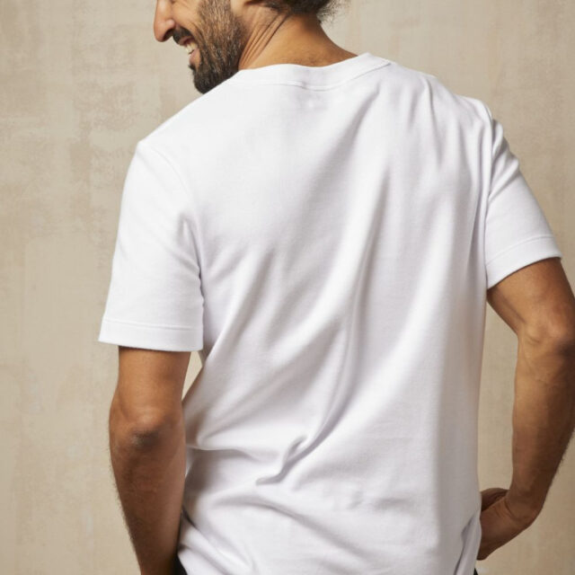 Lemahieu - T-shirt épais en Coton Bio - Blanc - Homme