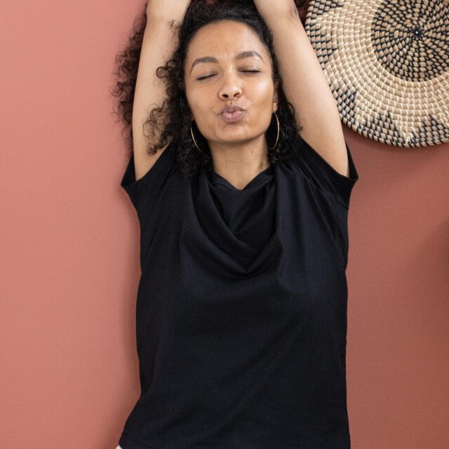 Lemahieu - T-shirt en Coton BIO - Noir - Femme