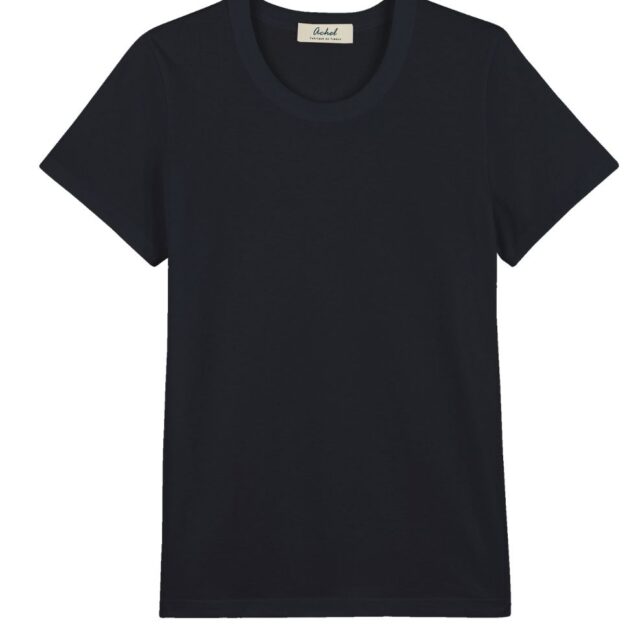 Lemahieu - T-shirt en Coton BIO - Noir - Femme