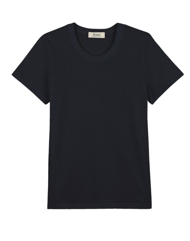 Lemahieu - T-shirt en Coton BIO - Noir - Femme