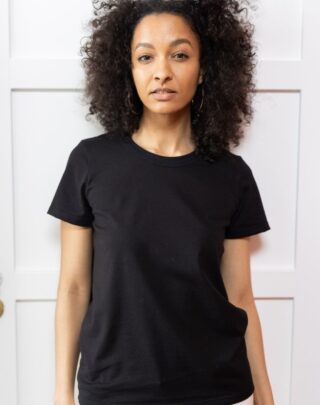Maison Lemahieu - T-shirt en Coton BIO – Noir – Femme – Femme