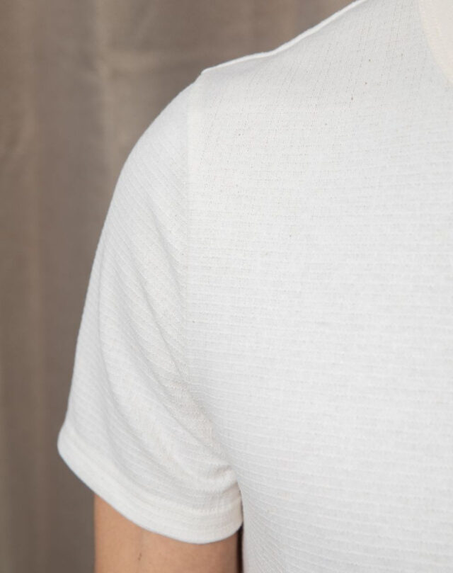 Lemahieu - T-shirt gaufré texturé - Homme - Homme