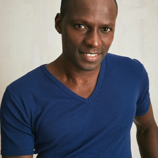 Lemahieu - T-shirt seconde peau - Col V - Marine - Homme