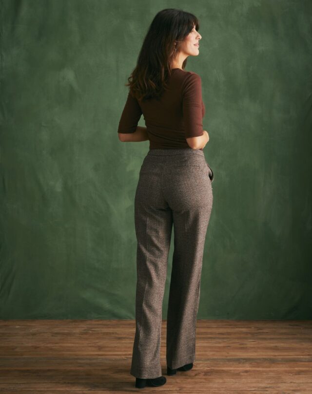 Lemahieu - T-shirt Laine Mérinos Femme - Chocolat - Femme