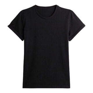 Maison Lemahieu - T-shirt manches à revers en coton bio 180 g – Femme