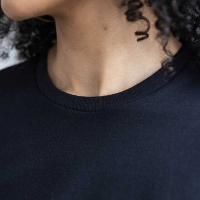 Lemahieu - T-shirt manches à revers en coton bio 180 g - Femme