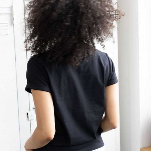 Lemahieu - T-shirt manches à revers en coton bio 180 g - Femme