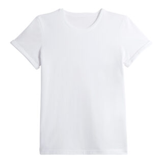 Maison Lemahieu - T-shirt manches à revers en coton bio 180 g – Femme