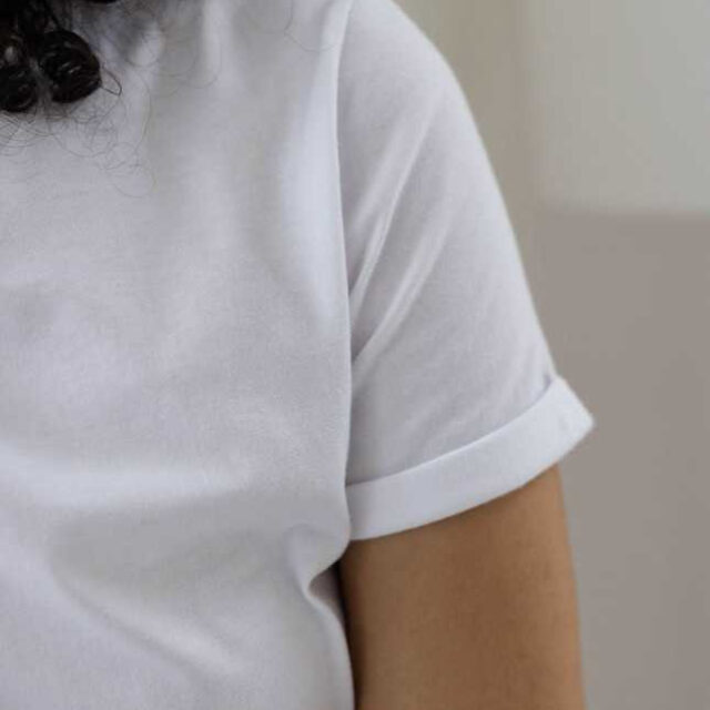 Lemahieu - T-shirt manches à revers en coton bio 180 g - Femme