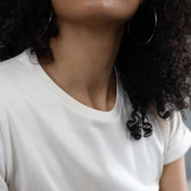 Lemahieu - T-shirt manches à revers en coton bio 180 g - Femme