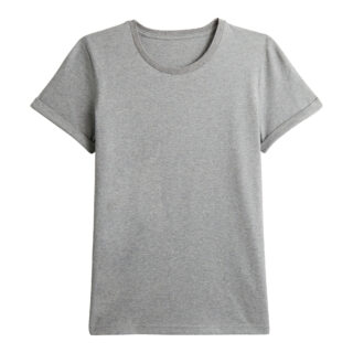 T-shirt manches à revers en coton bio 180 g – Femme par la marque Maison Lemahieu Maison Lemahieu - T-shirt manches à revers en coton bio 180 g – Femme