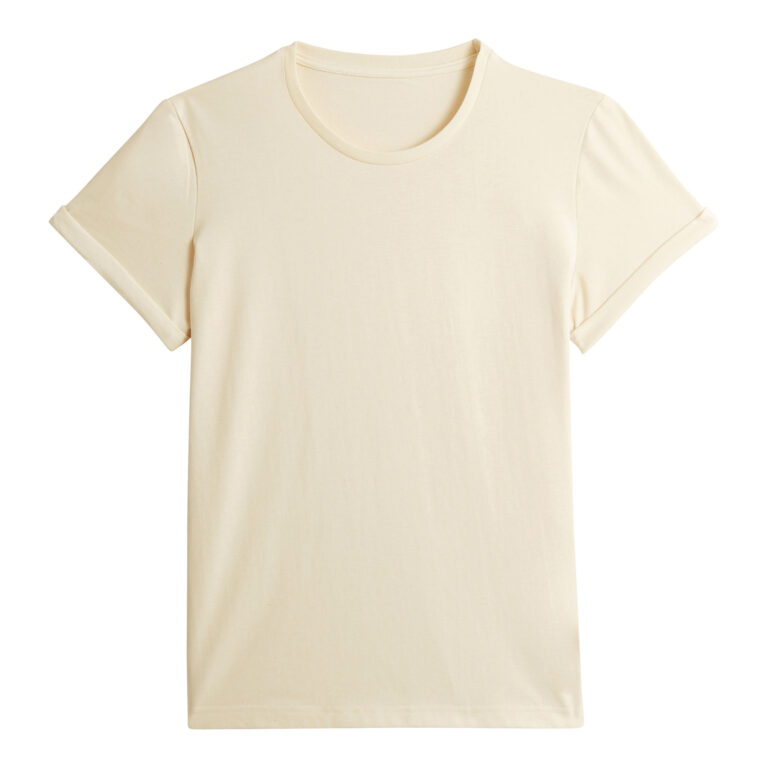 Lemahieu - T-shirt manches à revers en coton bio 180 g - Femme