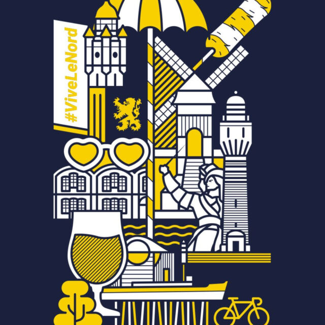 Lemahieu - T-shirt n°2 Les Flandres - Unisexe - Unisexe