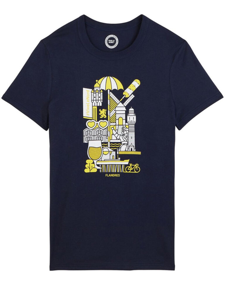 Lemahieu - T-shirt n°2 Les Flandres - Unisexe - Unisexe