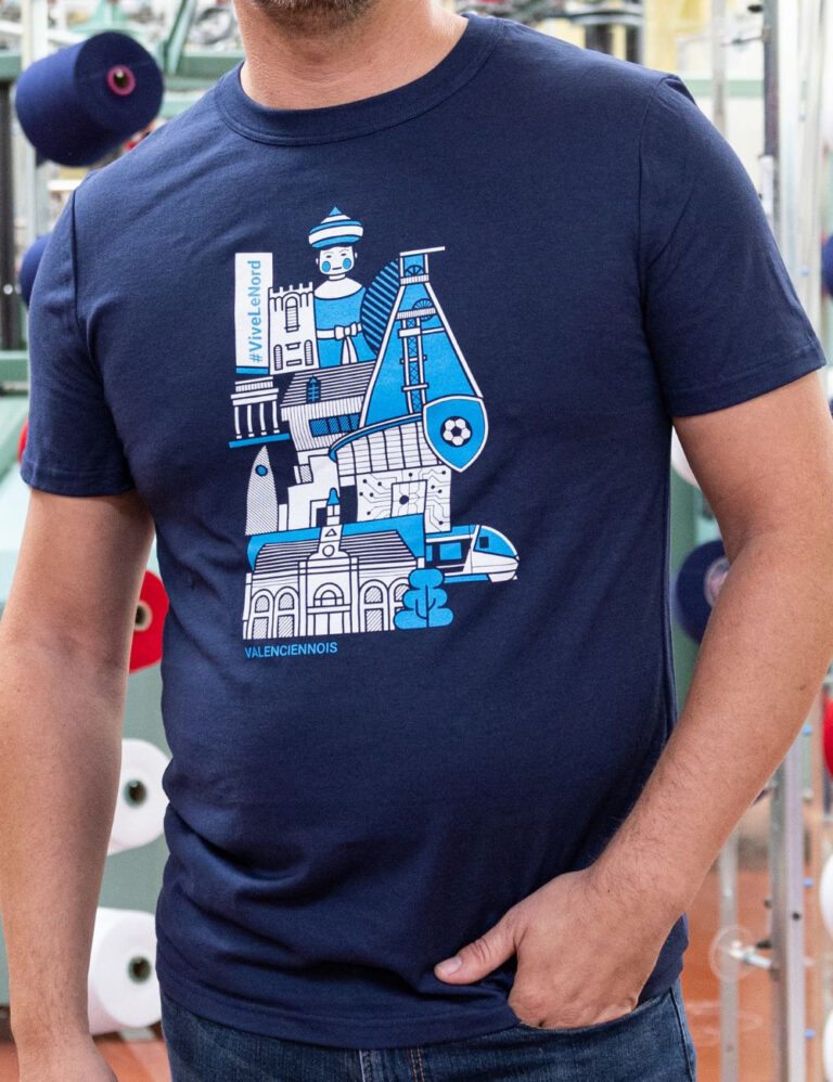 Lemahieu - T-shirt n°4 Le Valenciennois - Unisexe - Unisexe