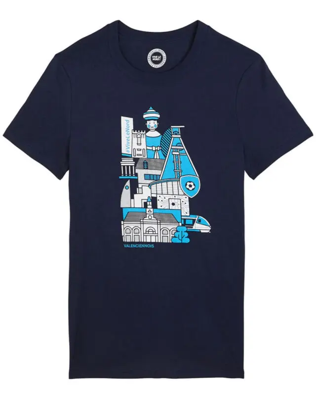 Maison Lemahieu - T-shirt n°4 Le Valenciennois – Unisexe – Unisexe