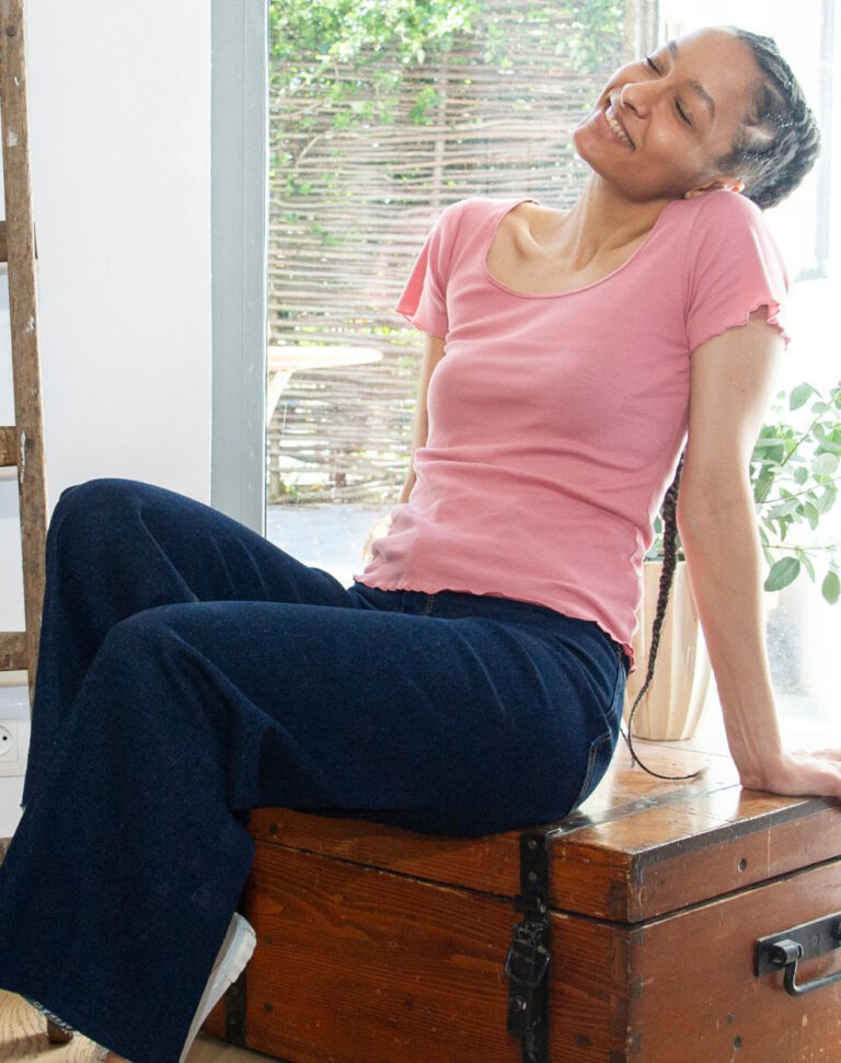 Lemahieu - T-shirt en Coton BIO - Rose - Femme - Femme