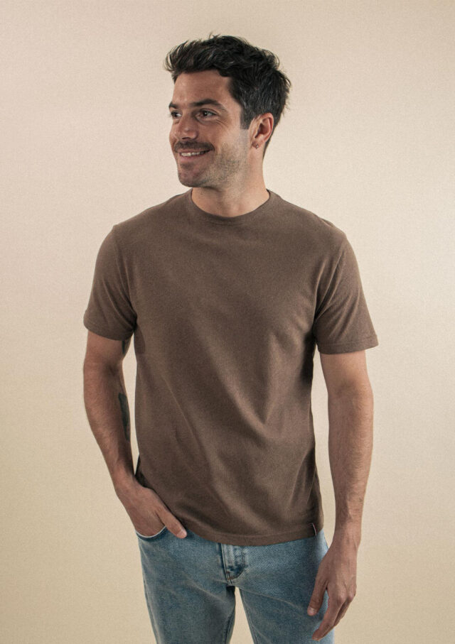 Montlimart - T-SHIRT TAPIO MARRON