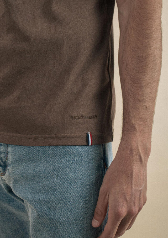 Montlimart - T-SHIRT TAPIO MARRON