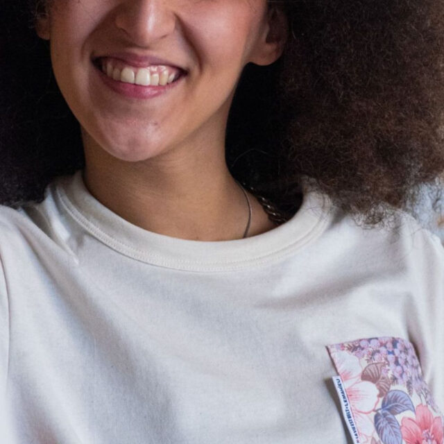 Lemahieu - T-shirt à poche - Motifs fleuris - Unisexe - Unisexe