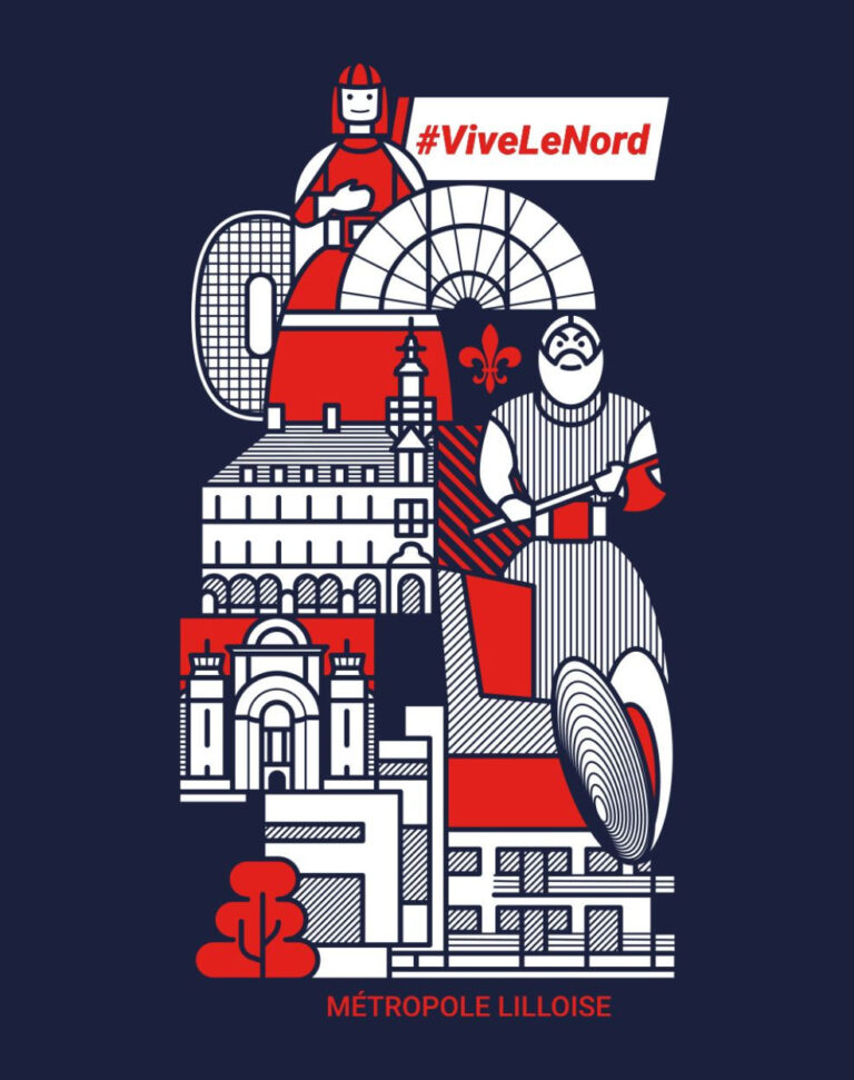 Lemahieu - T-shirt n°1 Métropole Lilloise - Unisexe - Unisexe