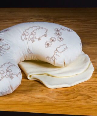 Ardelaine - Taie pour Coussin de nuque en coton bio