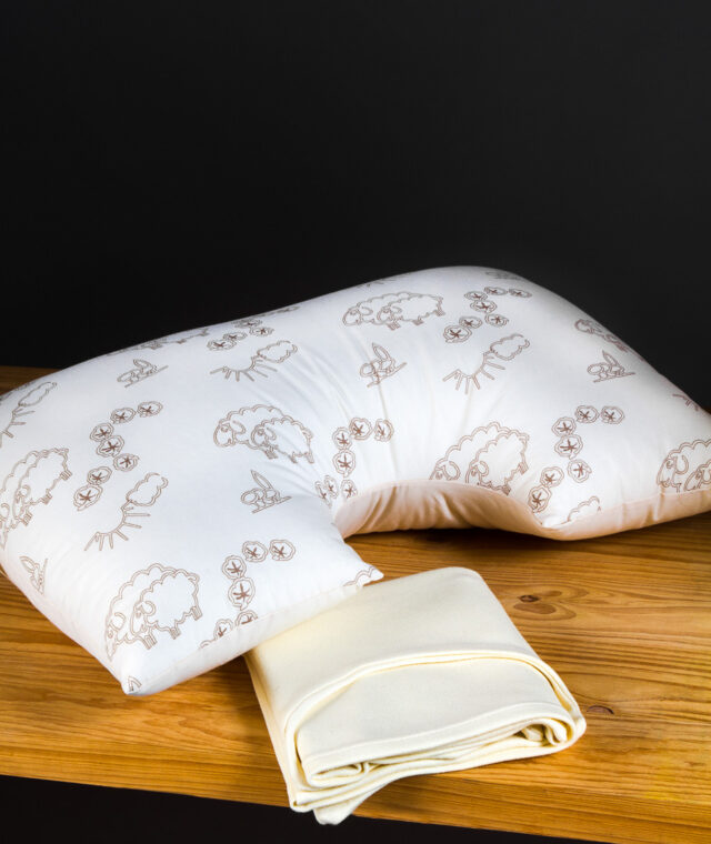 Ardelaine - Taie pour oreiller Demi-lune en coton bio