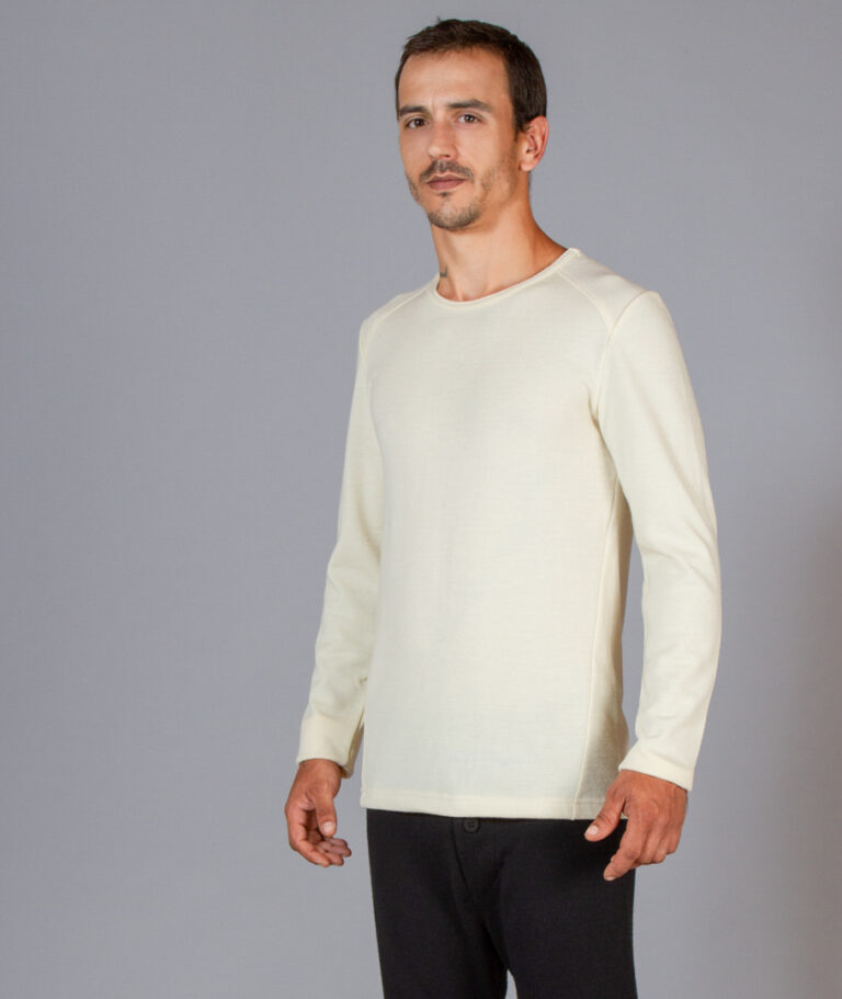 Ardelaine - T-Shirt manches longues homme en laine mérinos