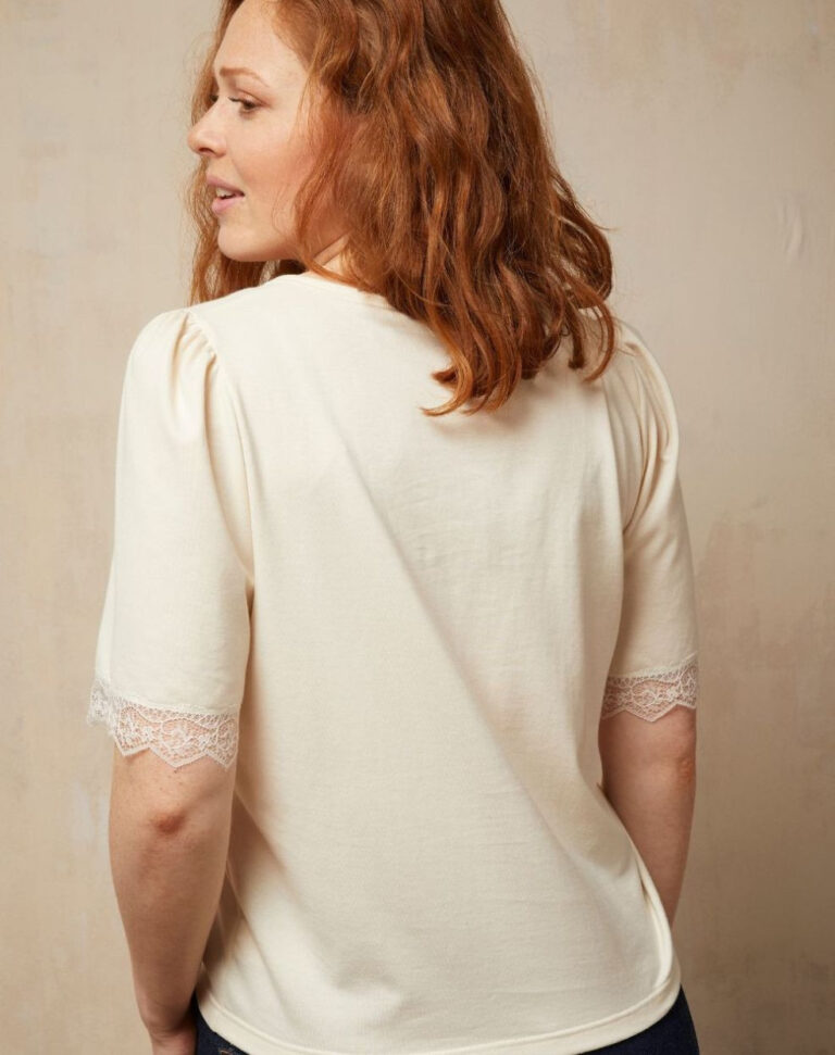 Lemahieu - Top à manches 3/4 Dentelle - Femme