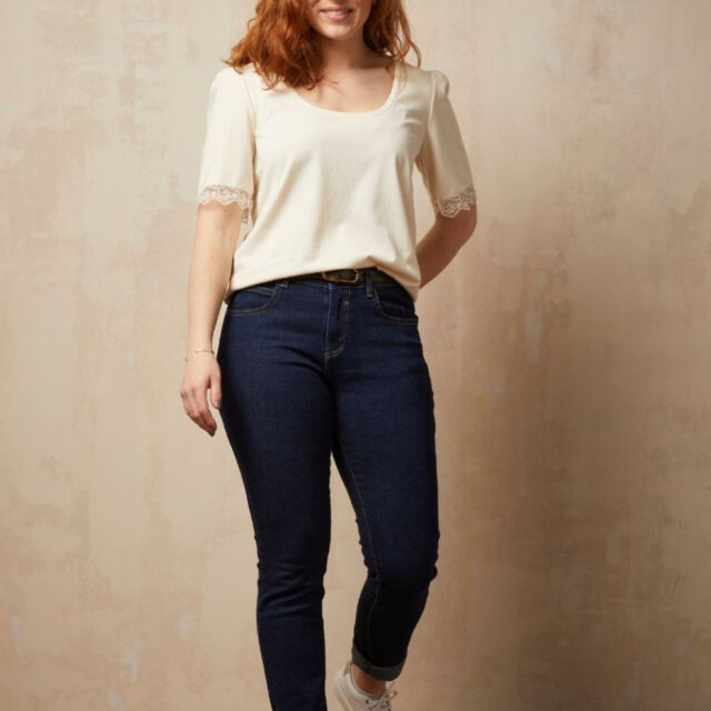 Lemahieu - Top à manches 3/4 Dentelle - Femme