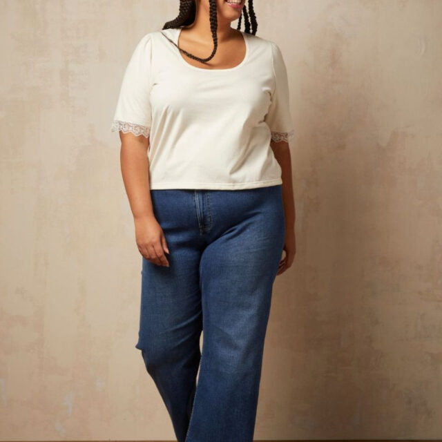 Lemahieu - Top à manches 3/4 Dentelle - Femme