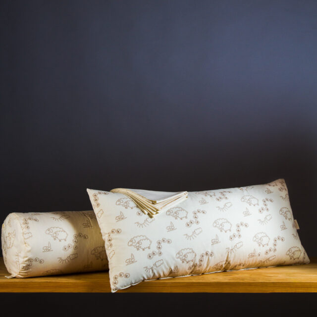 Ardelaine - Traversin classique rond en laine