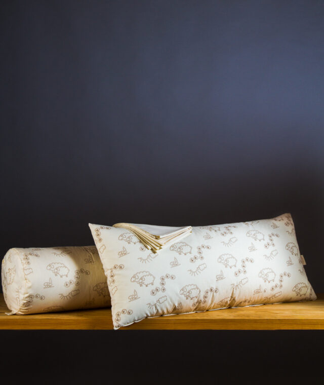 Ardelaine - Traversin classique rond en laine