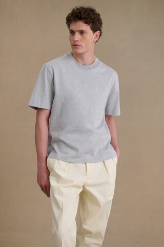 Le Minor - T-shirt Andy gris chiné