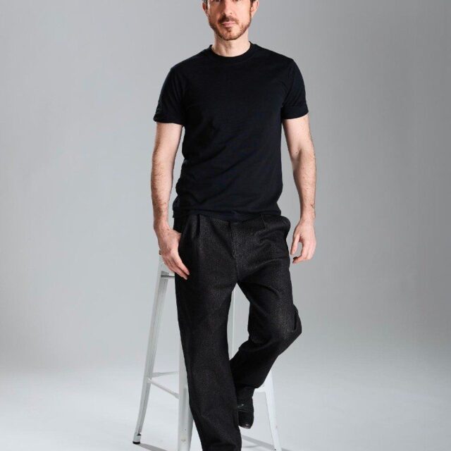 1083 - JEANS LARGE 161N X ZORZETTO coton bio superdenim flex noir brut mixte