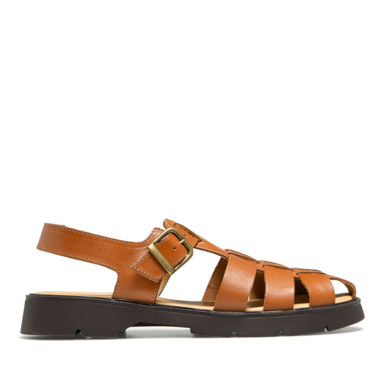 KLEMAN - Sandals BABORD VGT Marron