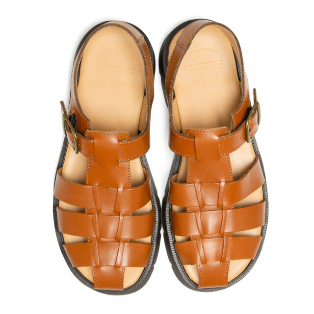 KLEMAN - Sandals BABORD VGT Marron