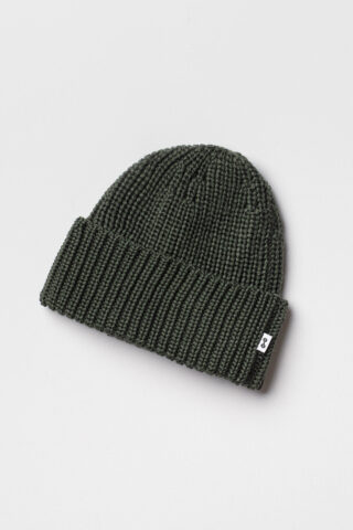 Tricots Marcel - Bonnet Femme Vert Kaki en Laine Mérinos