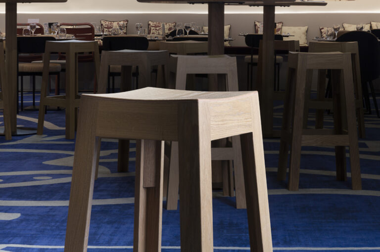 Delavelle - Tabouret de Bar en Chêne Massif - Wak