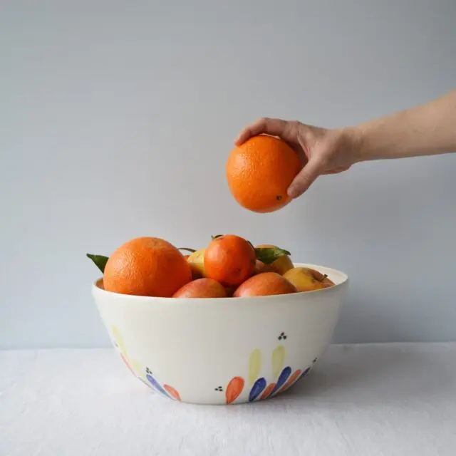 Maison Primavera - Grand saladier – motif Primavera