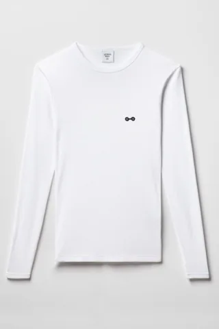 Tricots Marcel - Le Maillot de Corps Lucien Manches Longues – Blanc