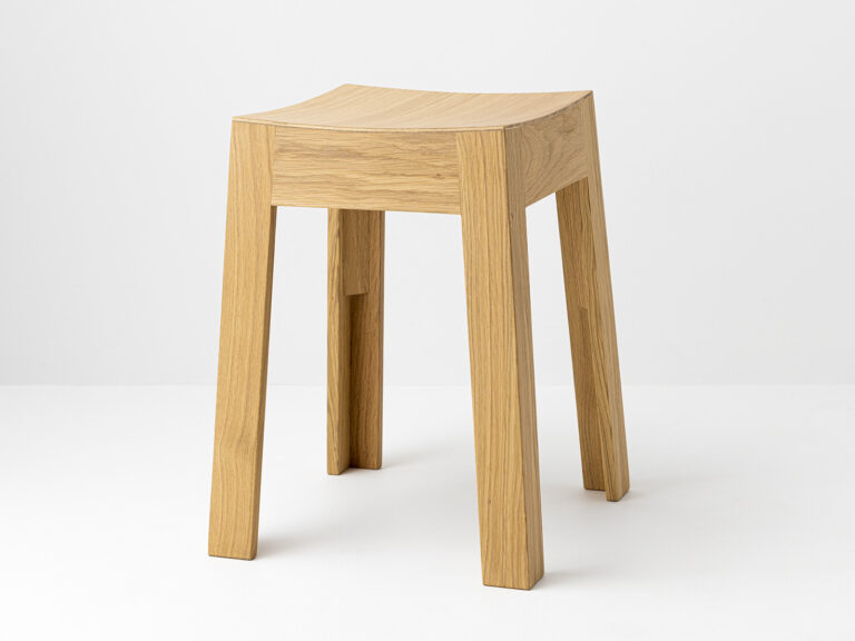 Delavelle - Petit Tabouret en Bois de Chêne - Mini Wak