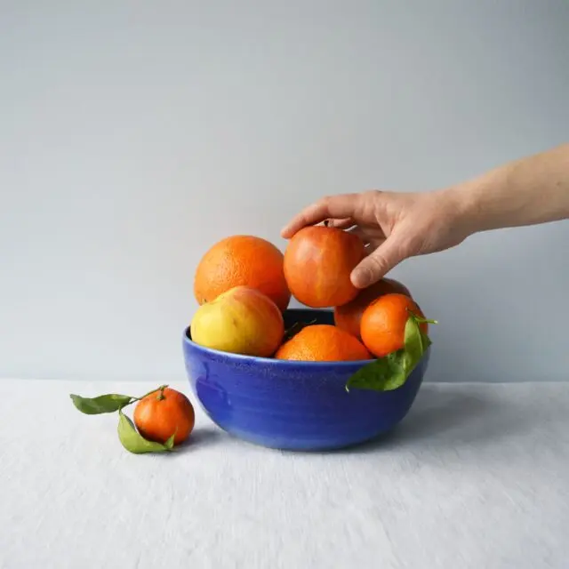 Maison Primavera - Petit saladier – bleu Primavera