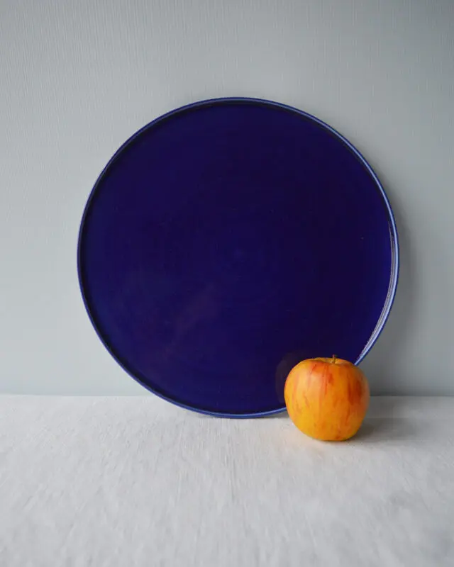 Maison Primavera - Plat de service – bleu Primavera