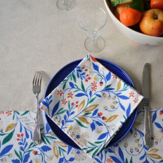 Maison Primavera - Lot de 6 serviettes – motif Primavera