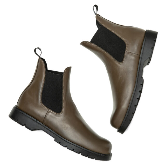 KLEMAN - Chelsea boots TONNANT Marron