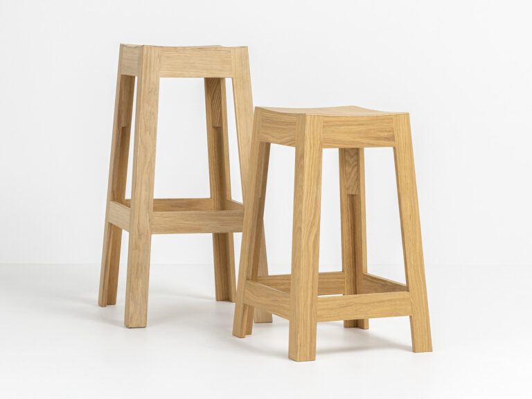 Delavelle - Tabouret de Bar en Chêne Massif - Wak